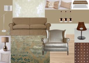 create a living room moodboard on SampleBoard.com