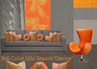 board-screen Hot Orange Interior Design