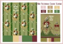 board-screen Mid Victorian Color Scheme