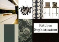 Sophiticated kitchen design board-screen