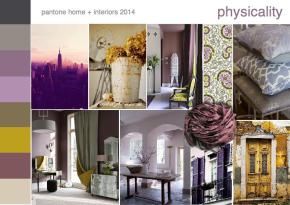 Pantone color trend physicality mood board