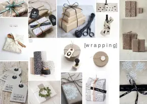 decor wrapping packinging mood board design