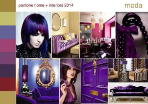 pantone moda color trend interior design mood board 1