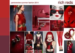pantone fashion 2014 trend mood board rich reds